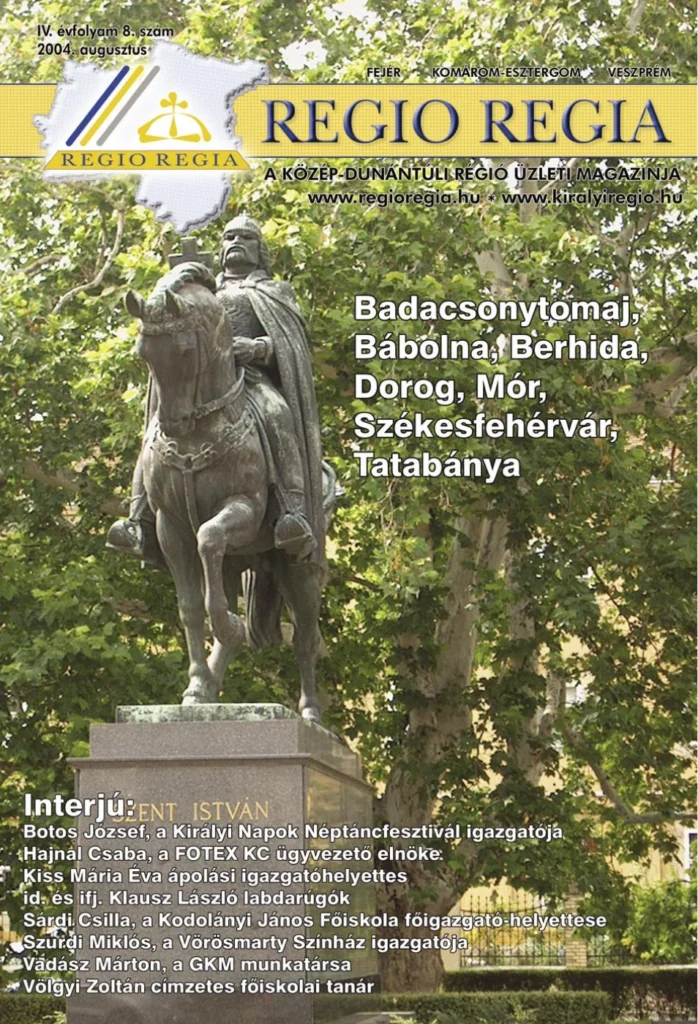 Régió Regia · 2004. augusztus – eredeti címlap