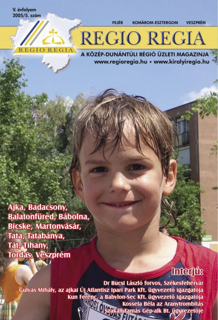 Régió Regia · 2005. május – eredeti címlap