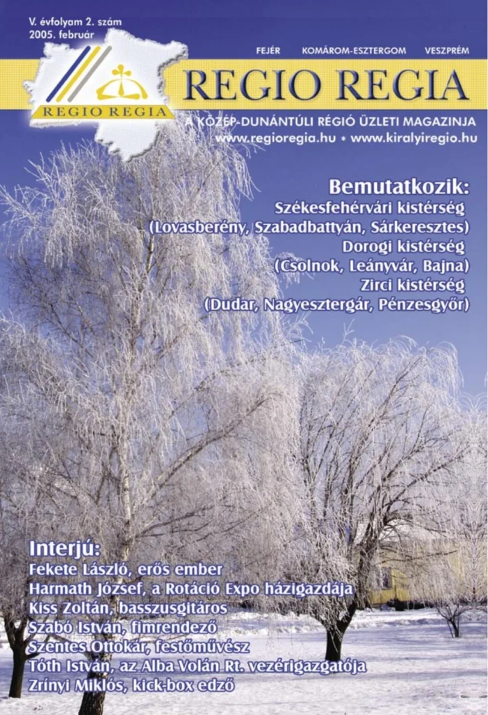 Régió Regia · 2005. február – eredeti címlap