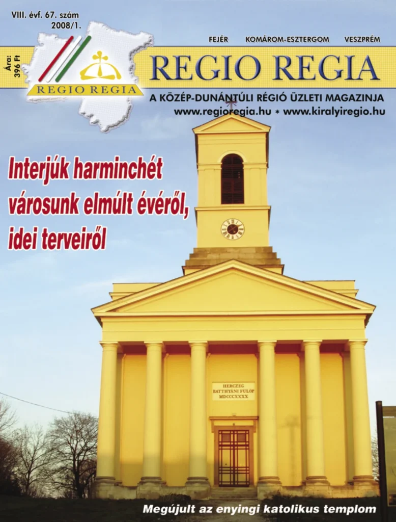 Régió Regia · 2008. január – eredeti címlap