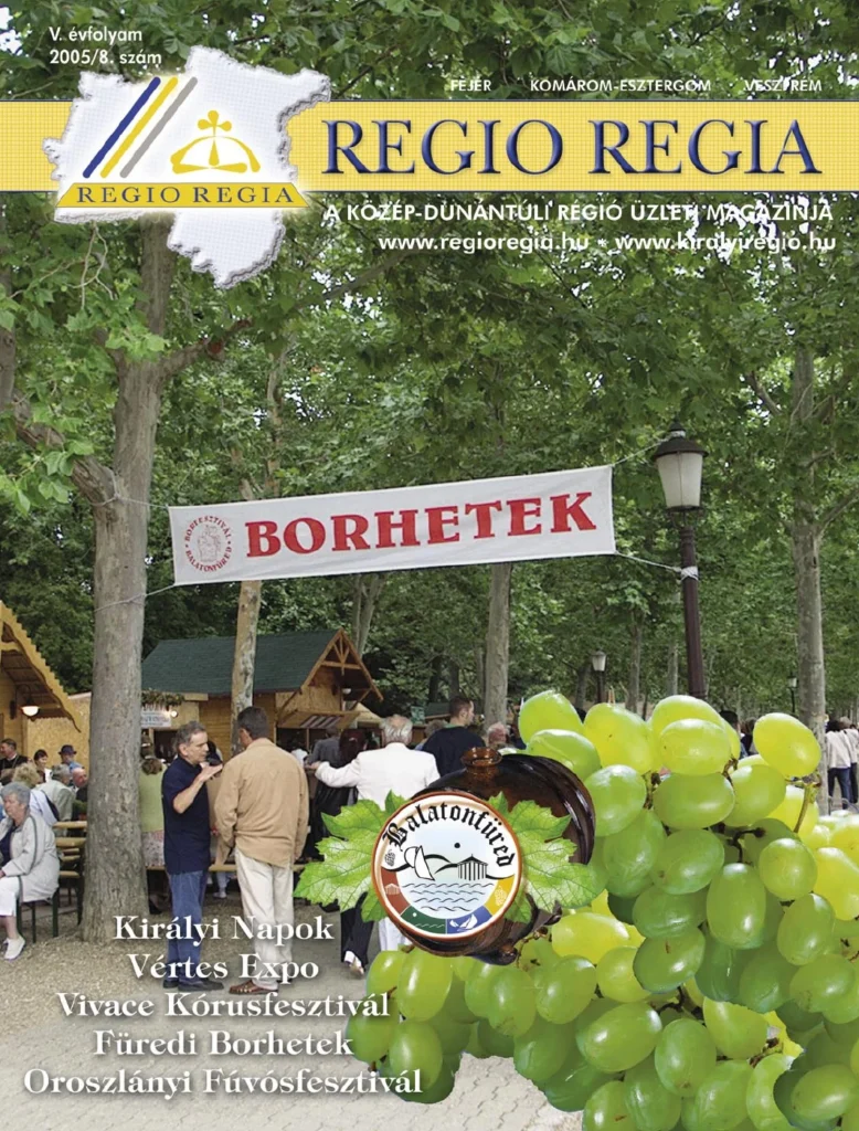 Régió Regia · 2005. augusztus – eredeti címlap