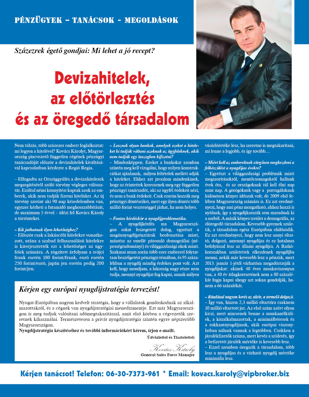 Az öregedõ társadalom