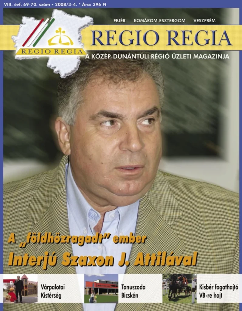 Régió Regia · 2008. március–április – eredeti címlap