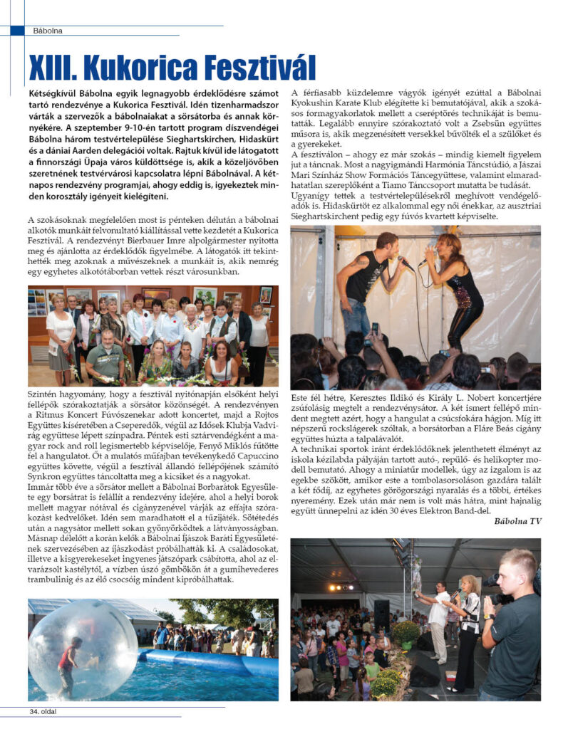 XIII. Kukorica Fesztivál
