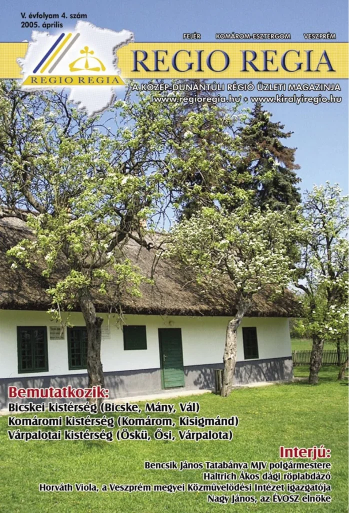 Régió Regia · 2005. április – eredeti címlap