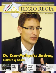 Régió Regia · 2010. augusztus–szeptember – eredeti címlap