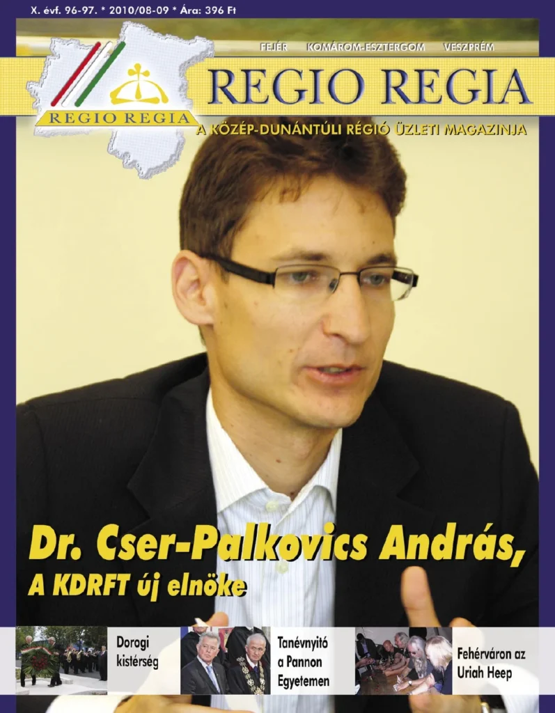 Régió Regia · 2010. augusztus–szeptember – eredeti címlap