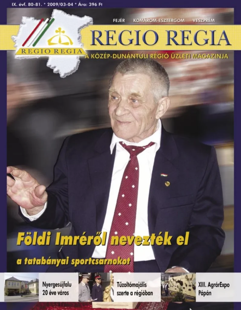 Régió Regia · 2009. március–április – eredeti címlap